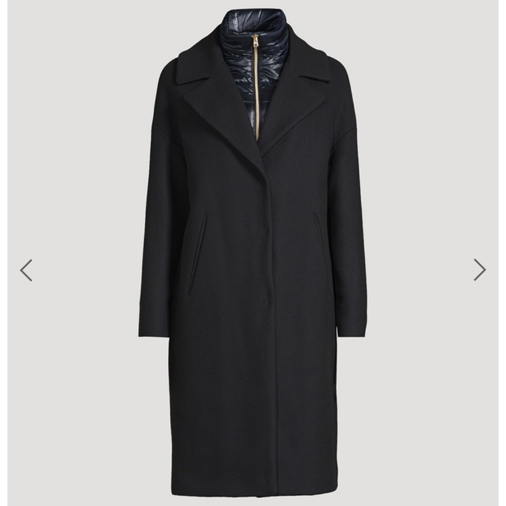 HERNO Layered Stretch Wool And Nylon Coat